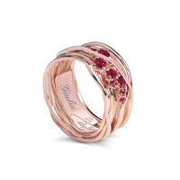 Anello Rubinia Donna Ten in Oro rosa Rubino AN100RRB - AN100RRB